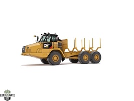 CAT-745C лесовоз внедорожный форвардер